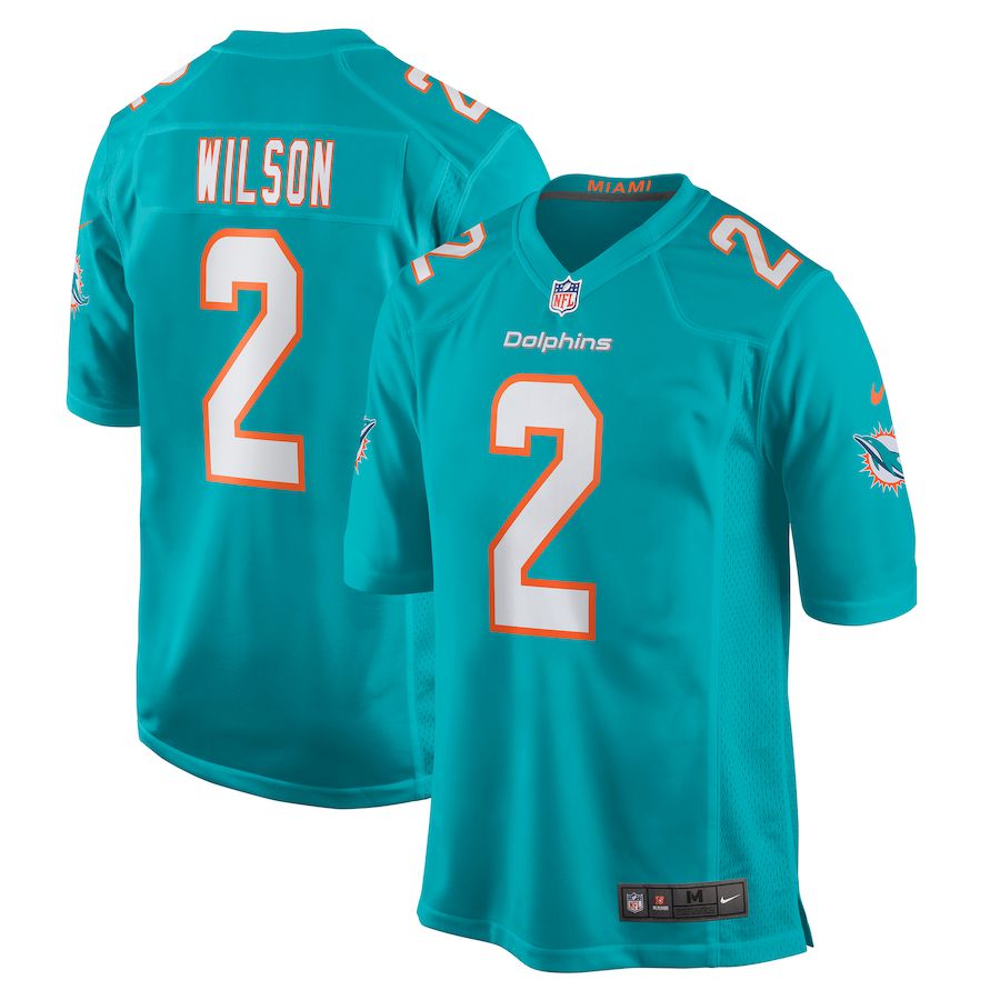 Men Miami Dolphins 2 Albert Wilson Nike Green Game Player NFL Jersey